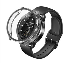 适用小米手表 Watch S3全包保护壳现货批发壳膜一体保护壳+钢化膜