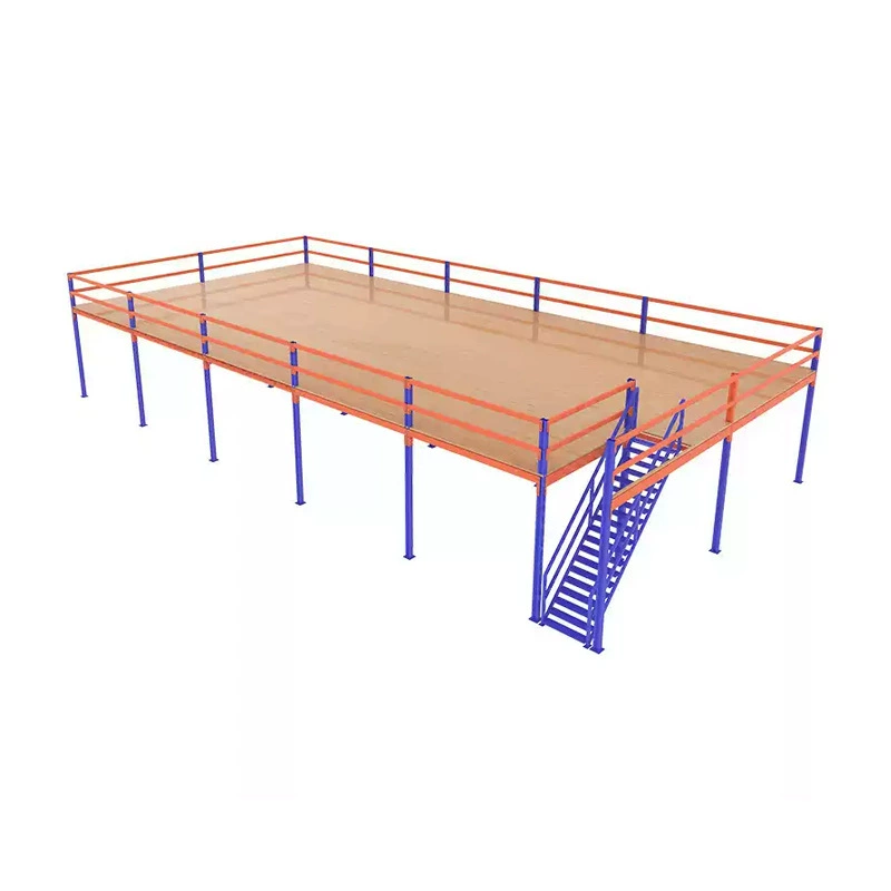 Warehouse storage loft second floor platform shelf steel structure detachable load-bearing thickened laminated plate stacking shelf storage rack