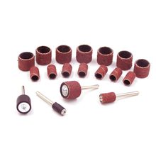 活柄木工打磨工具带柄塔形砂纸百页轮木根雕家具木头除锈抛光磨头