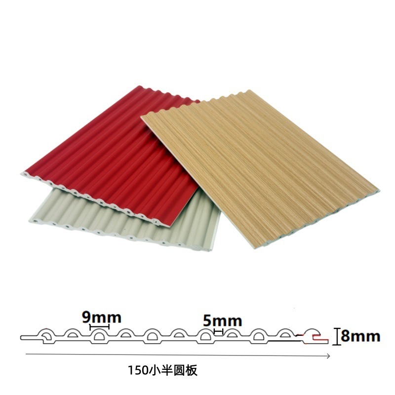 Panel de Pared Decorativo WPC de Madera y Plástico para Pared de Fondo