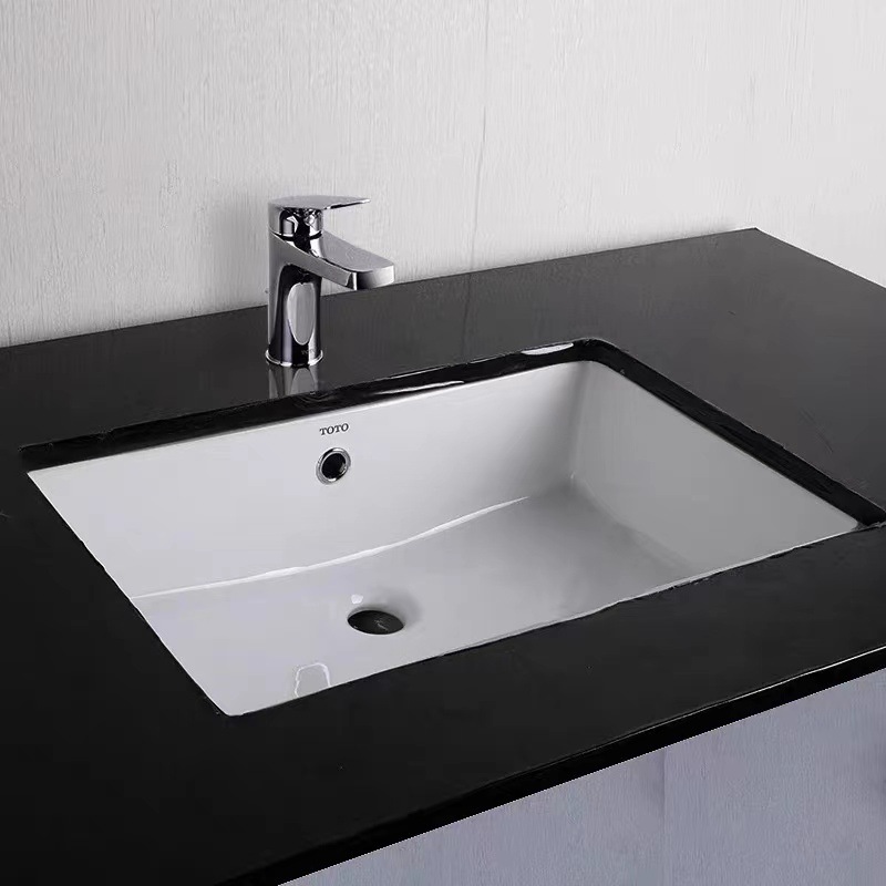 TO lavabo LW596RB / 1535B / 1536B lavabo cuadrado de cerámica inteligente incrustado lavabo de manos