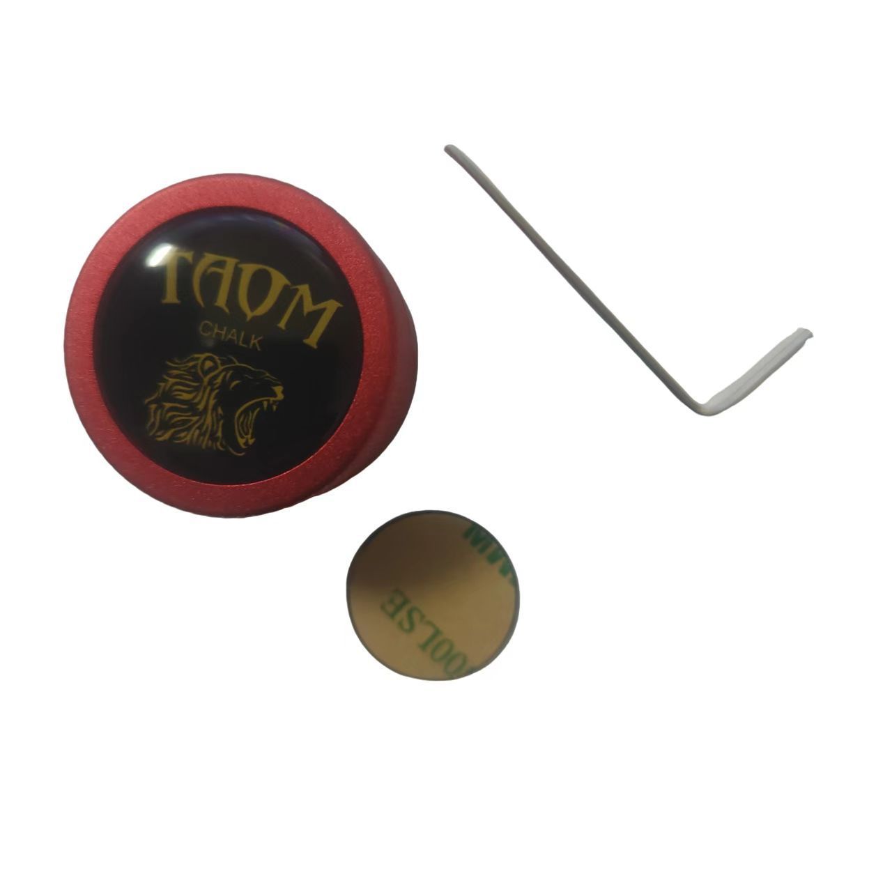 Metal TAOM red chocolate box + magnetic piece + wrench