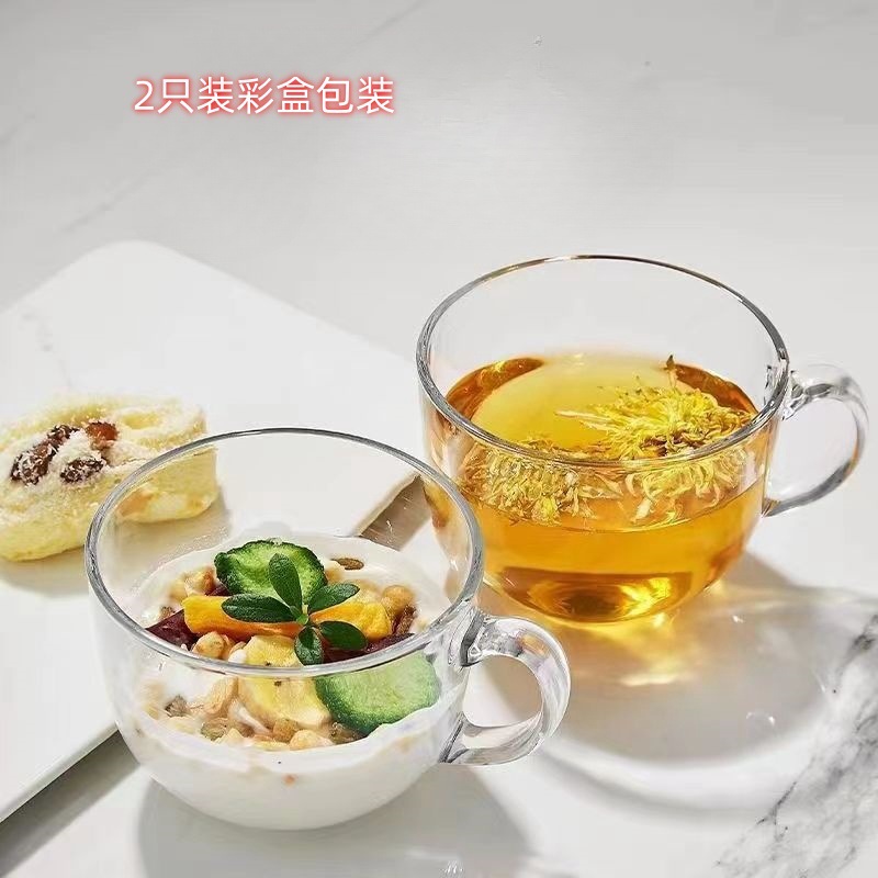 Taza de leche hogar ins estilo gran vientre taza de agua de vidrio tienda departamental regalo desayuno taza de avena de publicidad de alto aspecto taza