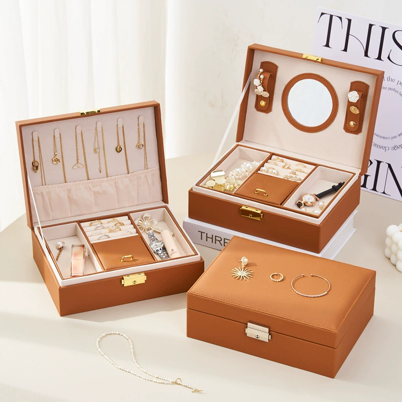 Новая коробка ювелирных изделий в стиле Майрада большая емкость коробка для хранения Многофункциональное место для хранения ожерелья кольцо для хранения ювелирных изделий