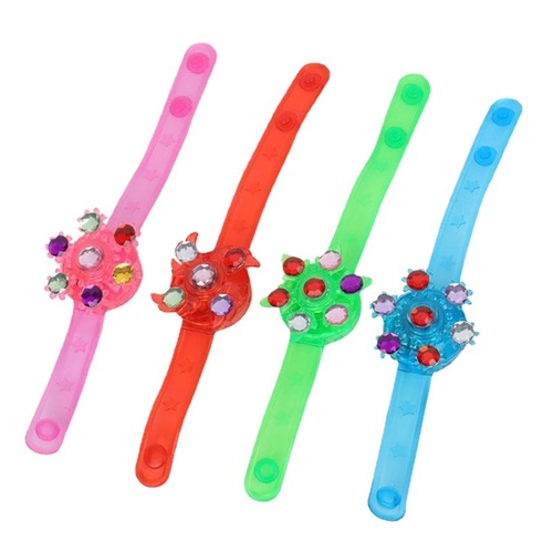 Luminous Gyro Watch New Style Flashing Creative Rotating Gyro Watch with Kindergarten Gift Toy Wholesale