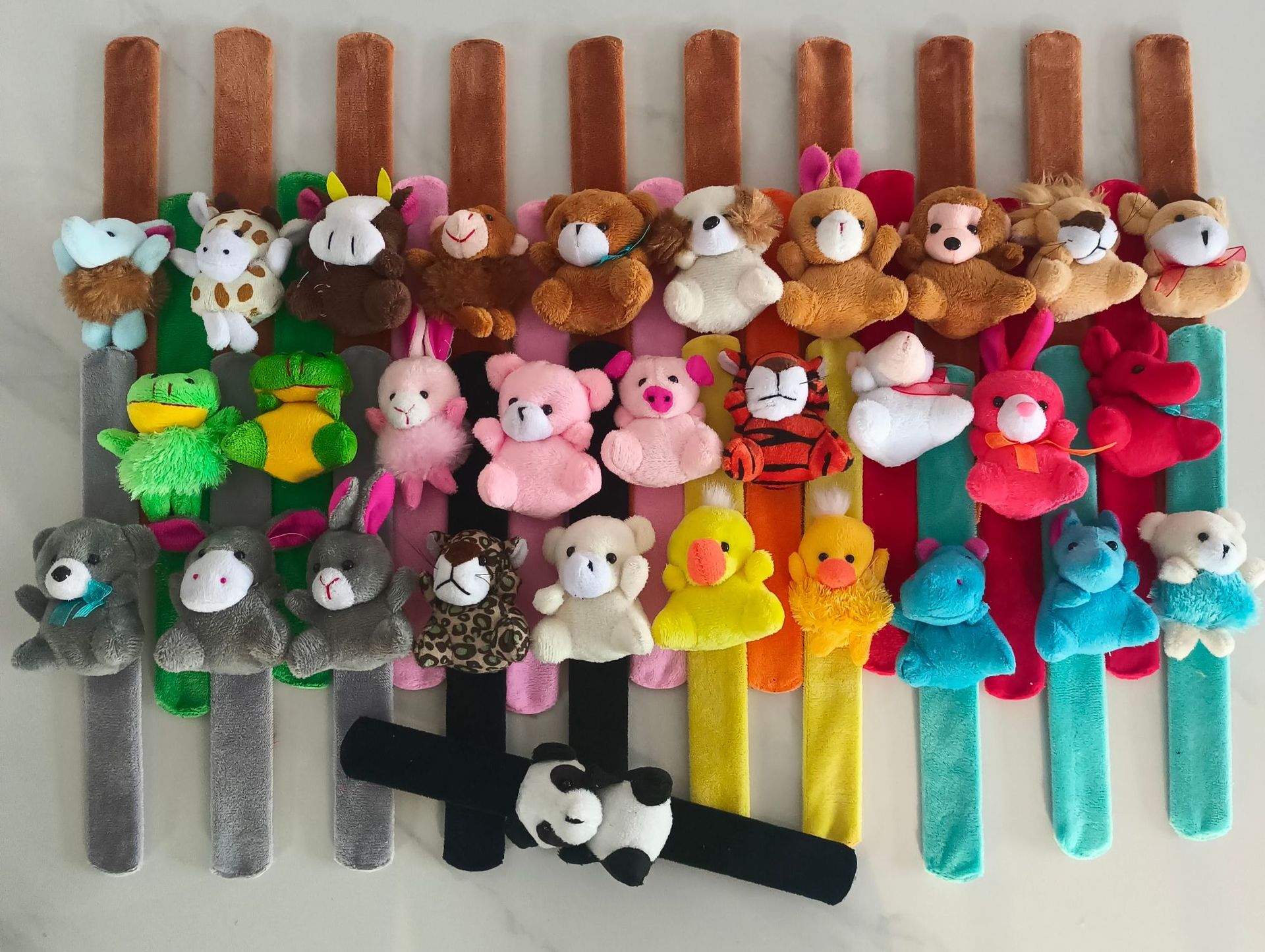 스냅 링 동물 만화 스타일 랜덤