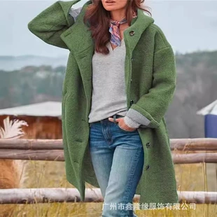 (Cross-border trading), woolen coat, 2022, Amazon