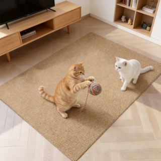 仿剑麻猫抓地毯磨爪猫抓板耐磨不掉屑客厅卧室家用入户门宠物地垫
