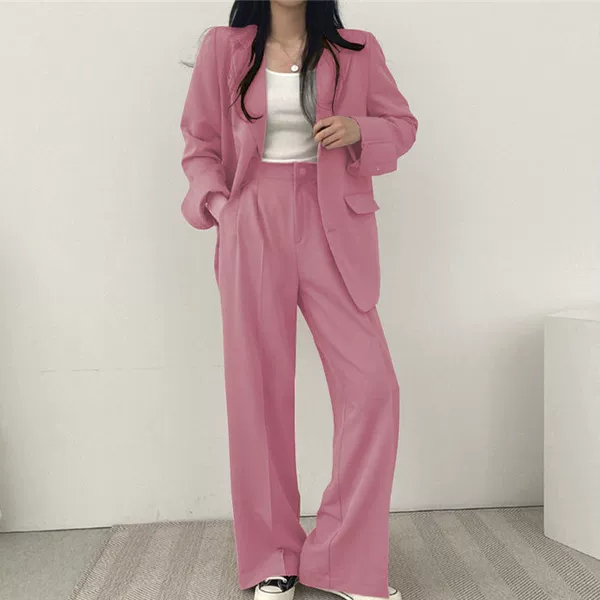 Fuchsia set, jacket, trousers