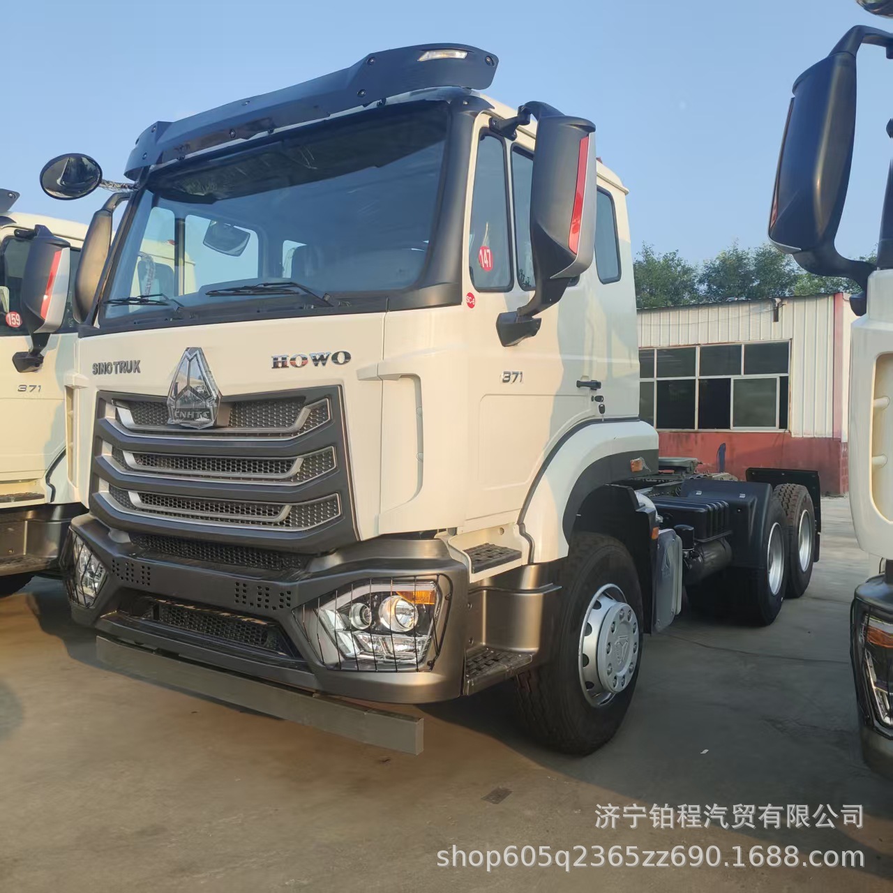 Brand new HOWO NX tractor head 5.6m with large box dump truck and large pump engine, available for immediate delivery, specifically for mining areas