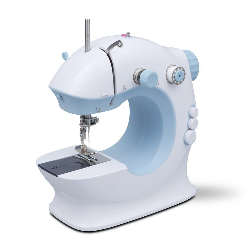 半电动衣车213迷你缝纫机家用便携式缝纫机小型厂家跨境批发