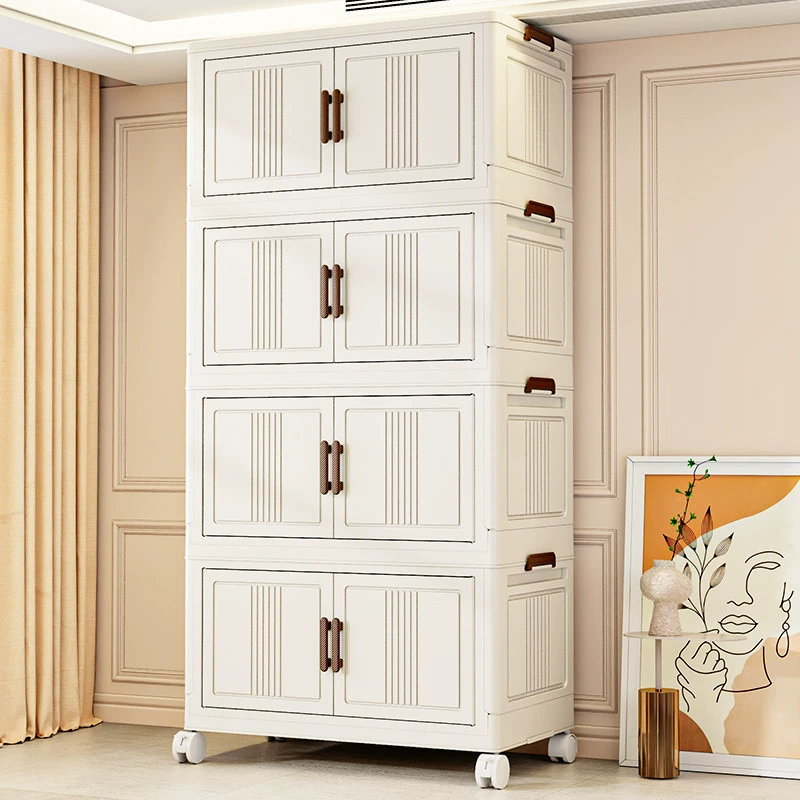 Folding storage box, toy, plastic storage system