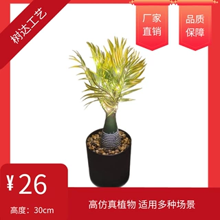 仿真植物厥叶扎束波斯叶把束草 北欧家居样板间插花办公室花束绿