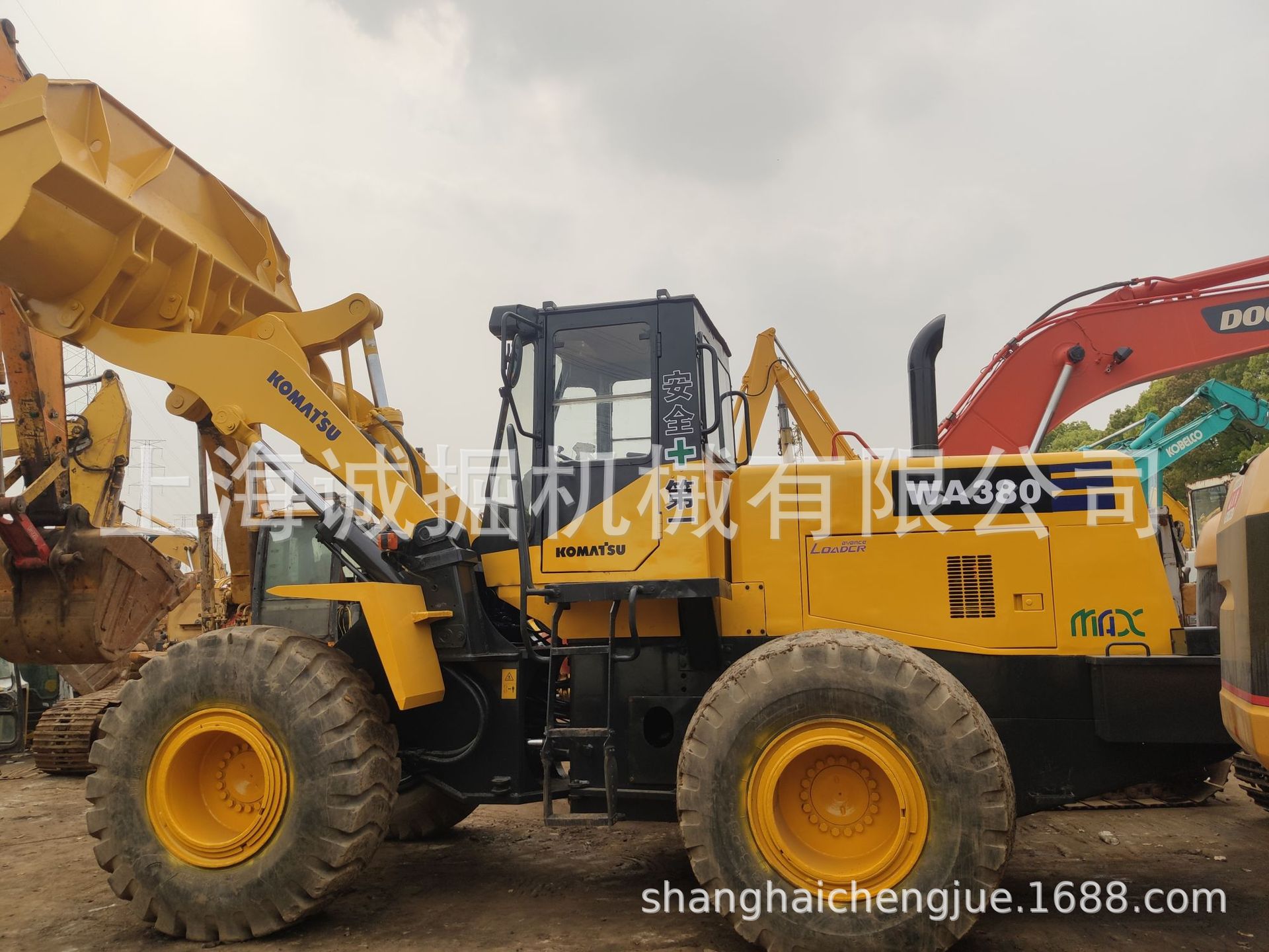 二手装载机小松WA380，5吨装载机 山东临工956装载机