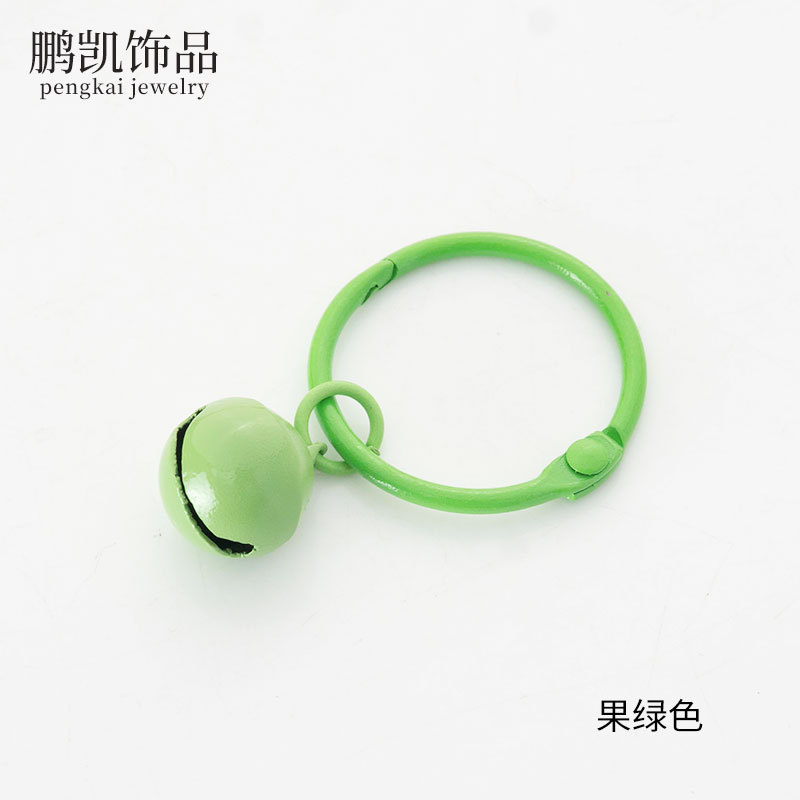 クリエイティブネット赤鈴キーホルダーカラー樹脂ストラップ部品バッグ自動車ストラップキャンディー色ストラップ材料