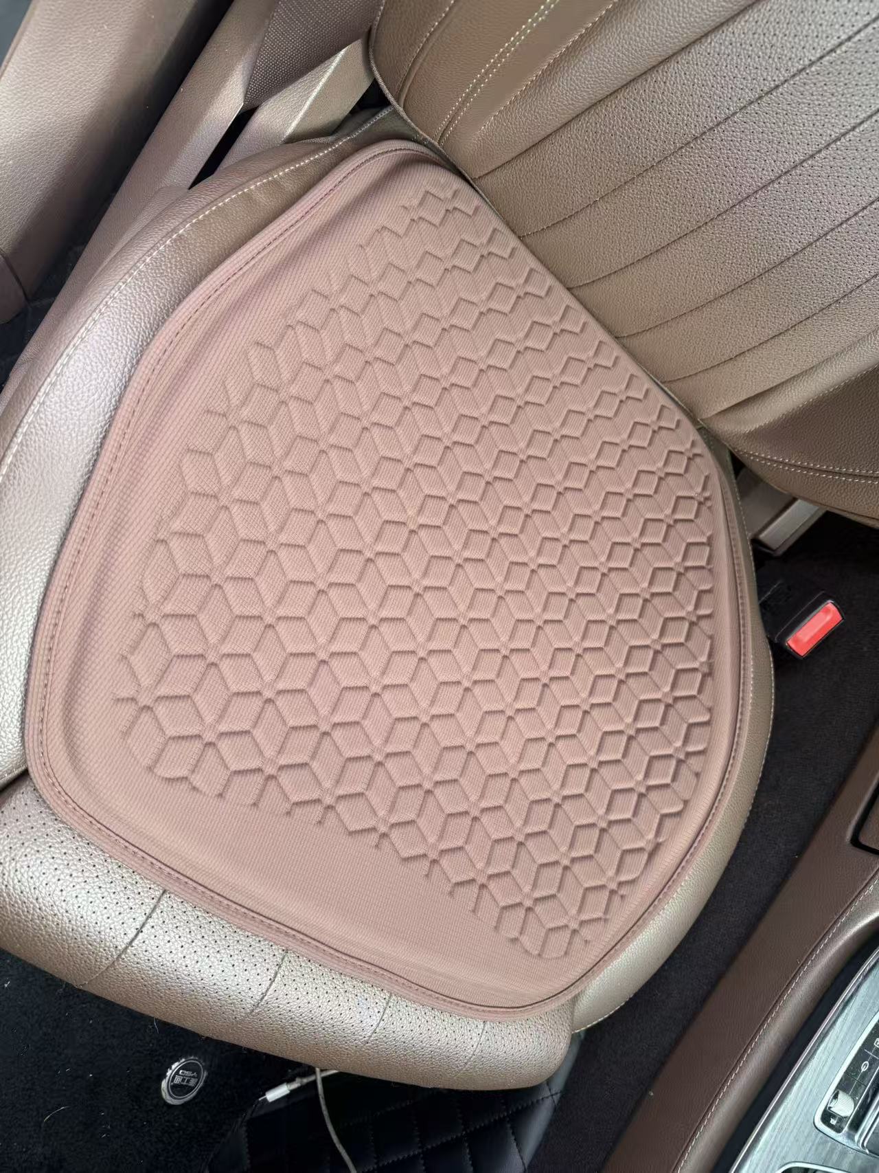 Cushion Breathable Comfortable | Universal Seat cushion, seat cover - gel-h001-single-red-brown