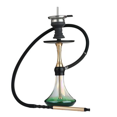跨境爆款阿拉伯水煙阿帕奇九孔鋁合金水煙壺hookahshisha煙壺