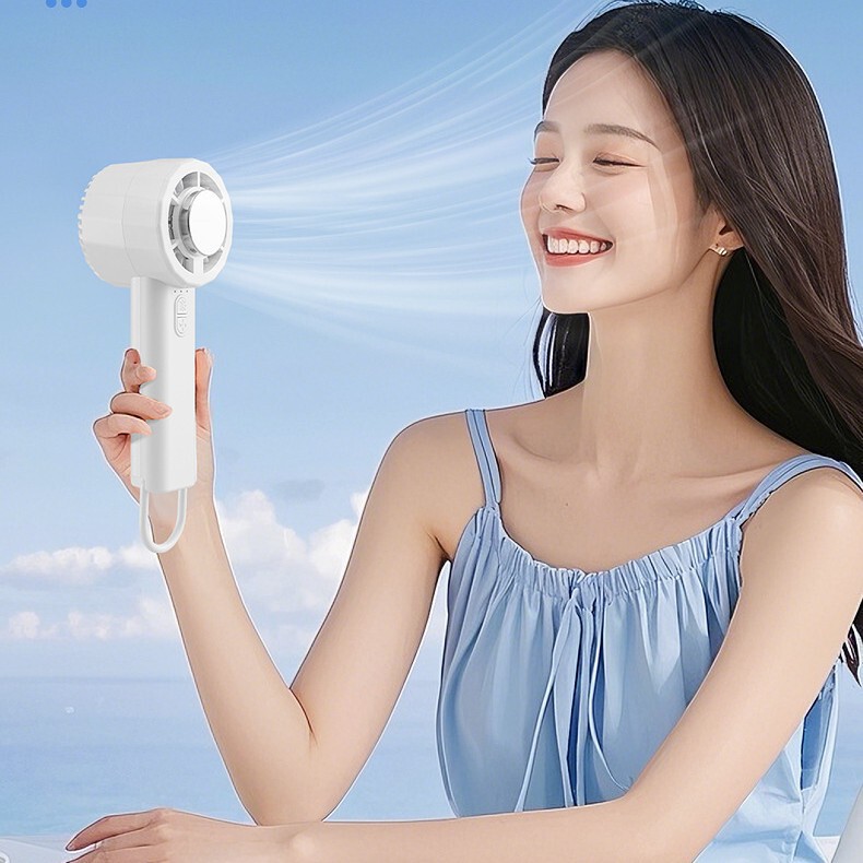 Cross-Border Small Fan with Ice Pack, Mini Air Conditioner for Students, Portable Handheld Outdoor Cooling Device