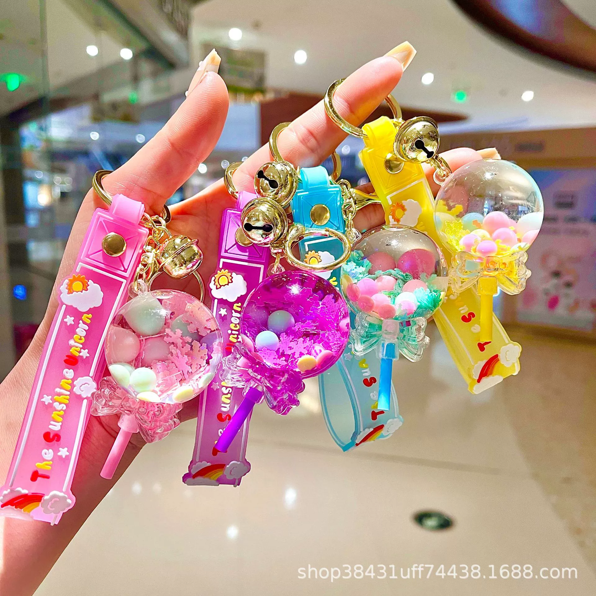 Acrylic keychain, pendant for keys
