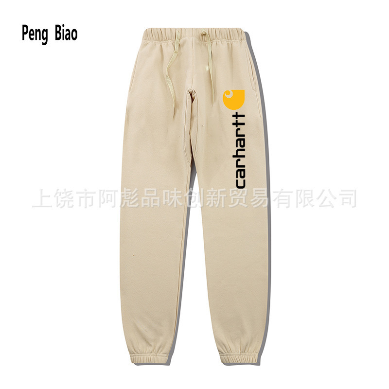 Cross-Border Special Amazon Carhartt European and American Men's and Women's Fleece Sweatpants Loose Quick-Leg Pants Long Pants Cross-Border Special Amazon Carhartt European and American Men's and Women's Fleece Sweatpants Loose Quick-Leg Pants Long Pants