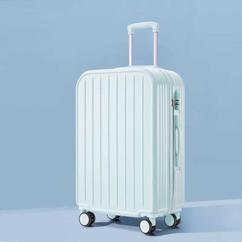 Maleta de tracción para hombres de viaje contraseña maleta de cuero de gran capacidad maleta para mujeres nuevo color gradiente estudiantes de alto valor facial