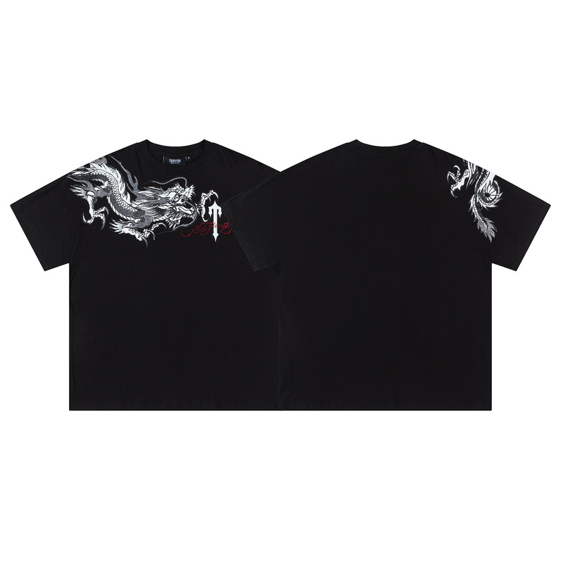 新作入荷 クロスボーダー貿易 Trapstar 高画質プリント 半袖ショートパンツセット 長袖|undefined