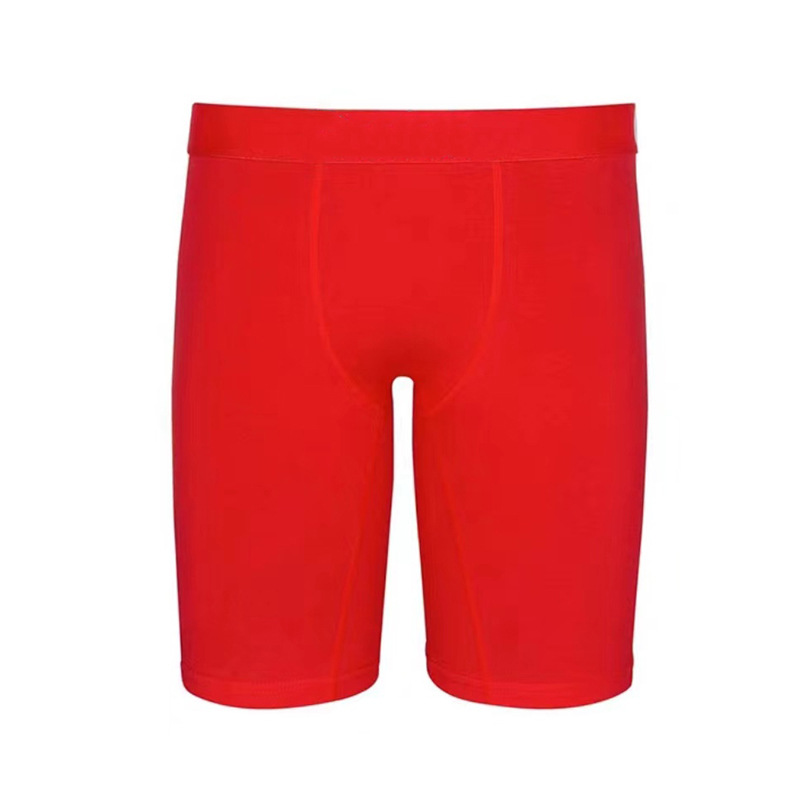 Men's Athletic Underwear, Breathable Thin Men's Underwear, Solid Color Extra Long Men's Underwear, Gym Briefs._voghion.com