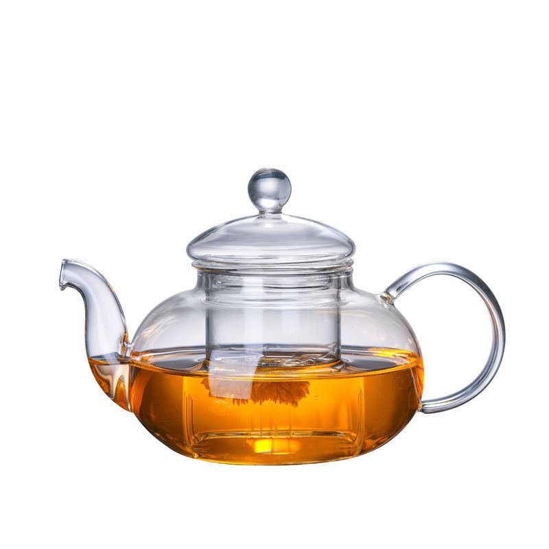 Glass herbal tea, teapot, filter, liner