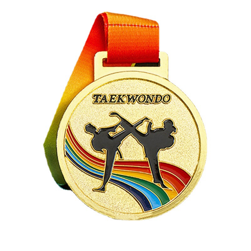 Medallas de varios eventos de taekwondo competencia listado de metal actividad de voleibol de baile medallas conmemorativas gran cantidad Congou