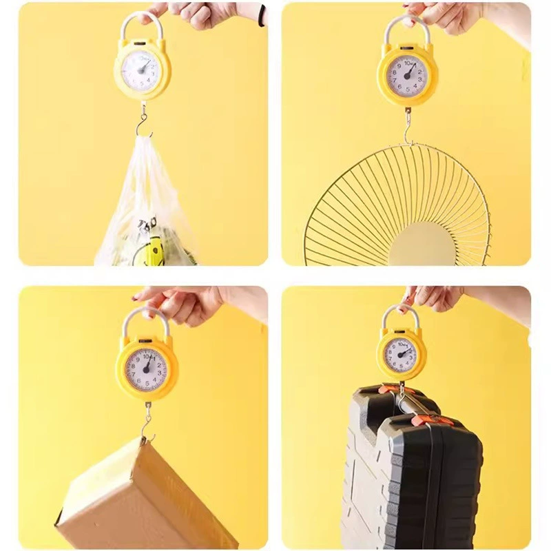 Spring scale Household portable multi -function pocket scales, small scale, buy vegetable scale mini courier scales, claim