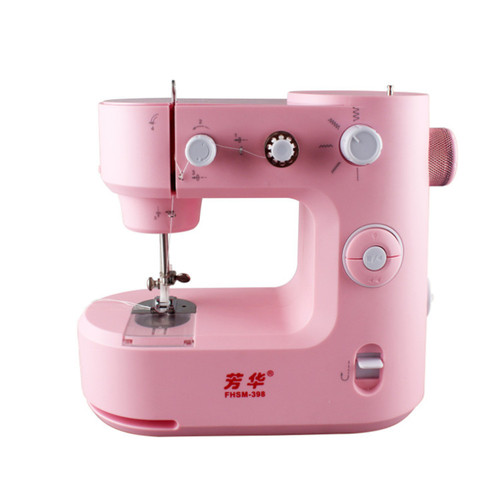 New product Fanghua 398 cross-border 5-stitch household sewing machine portable overlock multi-functional household sewing machine