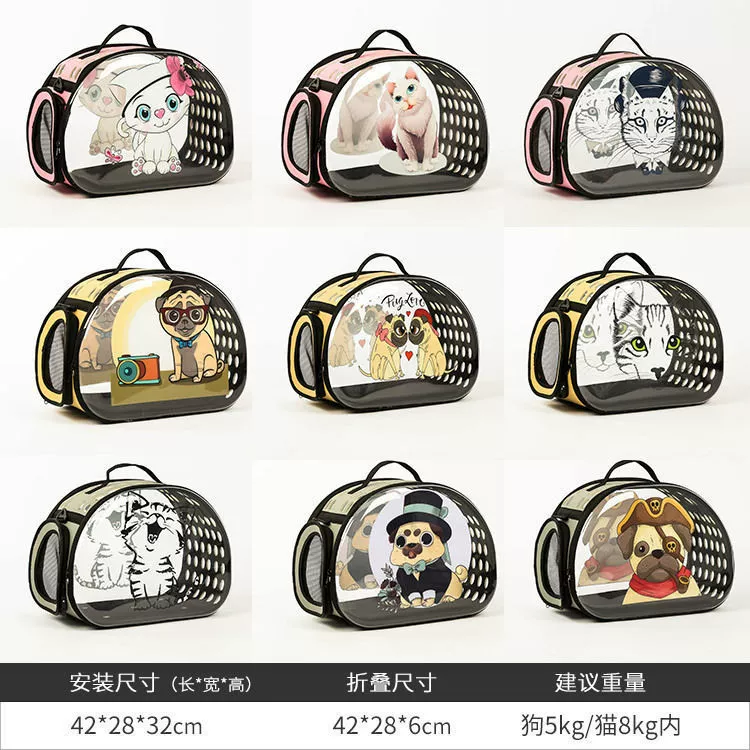 Домашние кошки сумка прозрачная сумка Кролик Космическая капсула рюкзак кошка вне сумки