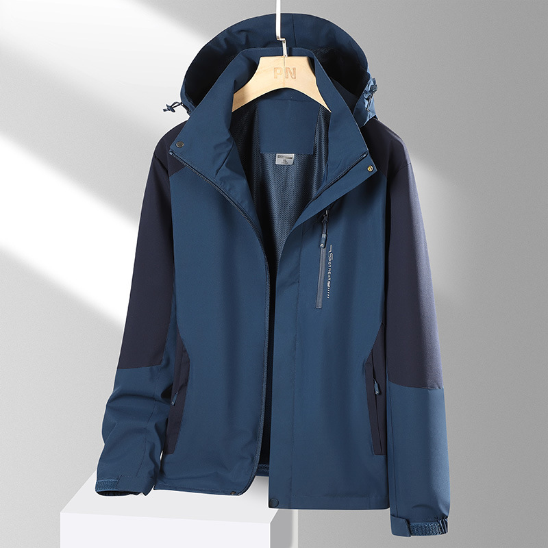 2024 primavera y otoño chaqueta de pareja delgada deportes al aire libre hombres y mujeres pareja chaqueta impermeable a prueba de viento