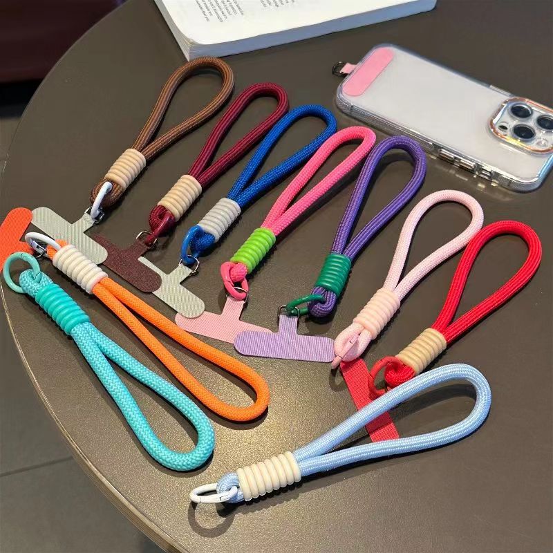 Mobile Phone Lanyard Dopamine Short Wrist Portable Short Gasket Keychain Bag Anti-Lost Sling for Men and Women Wholesale