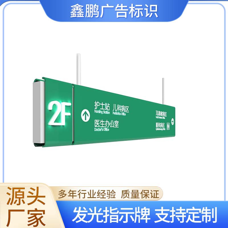 发光广告牌悬挂指示牌商场超市医院停车场导视牌地下车库吊牌灯箱