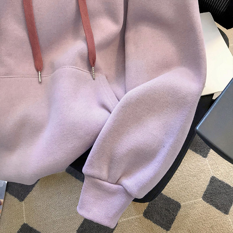 サトイモ紫刺繍ベルベットと帽子付きガーディアン女性2023秋冬新作アニメかわいい減齢長袖上着コート