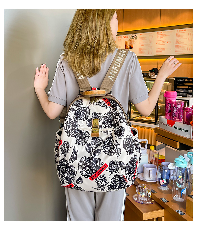 Sac à dos Style ethnique pour femmes, sac à dos mode polyvalent grande capacité tourisme loisirs_voghion.com