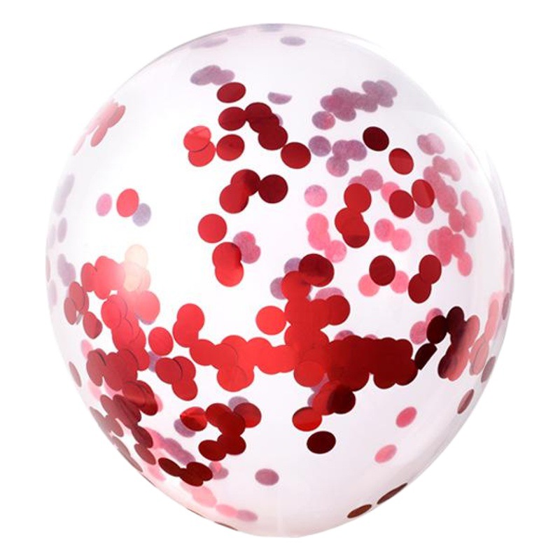 Globos de Lentejuelas para Halloween, Globos de Confeti para Navidad, Globos de Látex Transparentes de 12 Pulgadas, Globos de Lentejuelas Brillantes