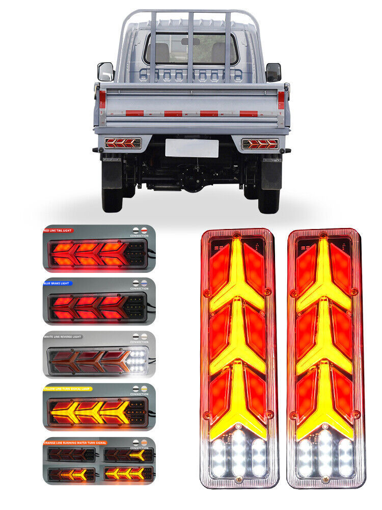 lámpara de automóvil led lámpara de freno de automóvil camión remolque luz trasera luz de señal luz combinada trasera luz de modificación luz led luz trasera