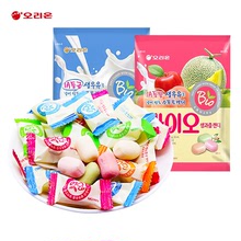 韓國進口食品好麗友BIO牛奶糖水果味軟糖99g分享糖果結婚喜糖零食