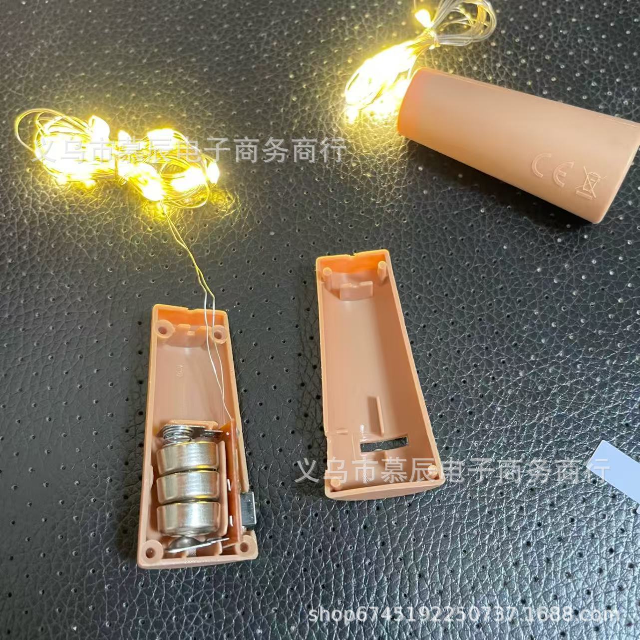 三模式LED酒瓶塞灯串节日酒瓶装饰灯铜线创意圣诞氛围灯彩灯