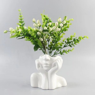 Cross-border ins Nordic style home resin decoration vase light luxury decorative bottle crafts flower arrangement decoration wholesale