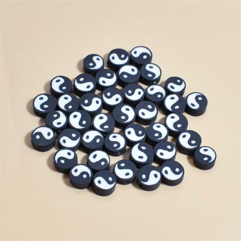 100 PCS/Package Soft Clay Gossip Beads display picture 9