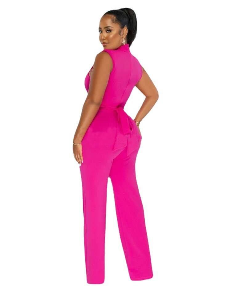 Women's Daily Beach Date Vacation Solid Color Jumpsuits display picture 23