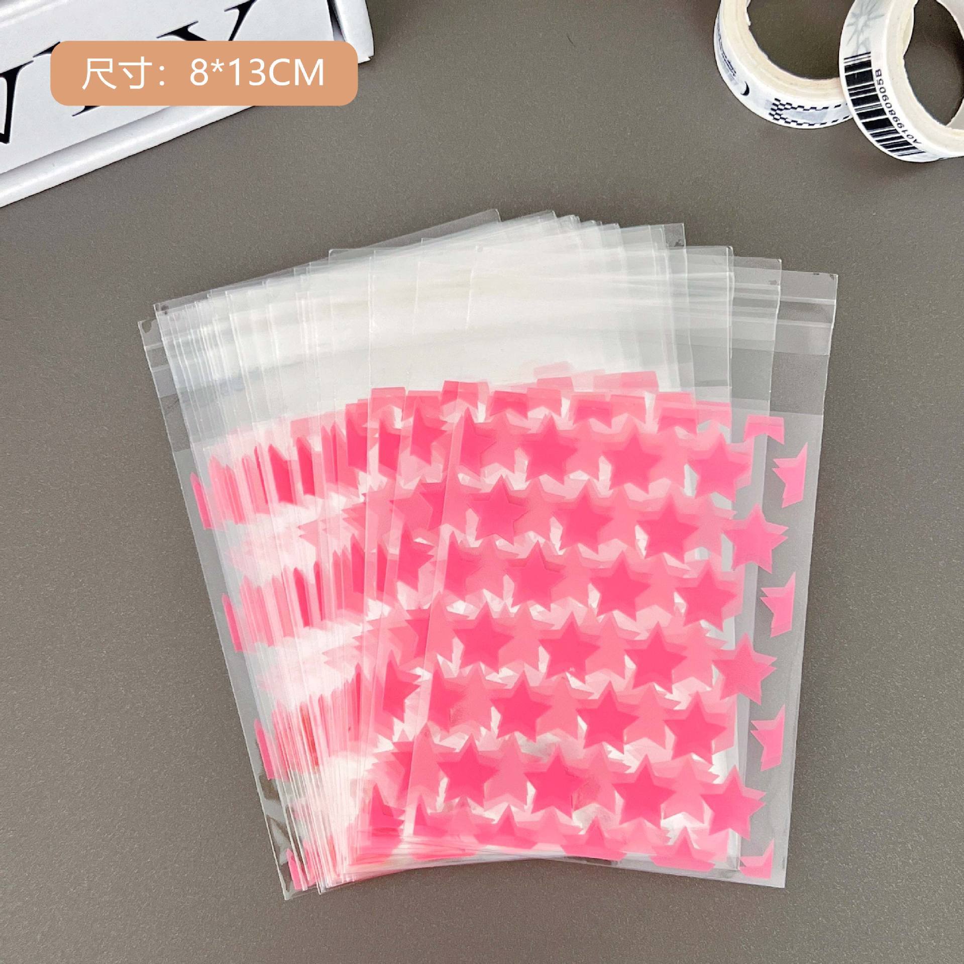 Cute Graffiti Puppy Autoadhesivo Cubierta de tarjeta Bolsa de embalaje de regalo Bolsa de embalaje de dulces Bolsa ziplock de dibujos animados OPP al por mayor