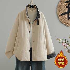 实拍  棉服女2025年新款冬季棉衣棉袄潮保暖外套加厚