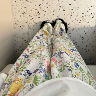 European Version Kt Katie Walking Pants Cartoon Pajamas Women's Summer Thin Loose New Style Home Casual Summer Air-Conditioned Pants