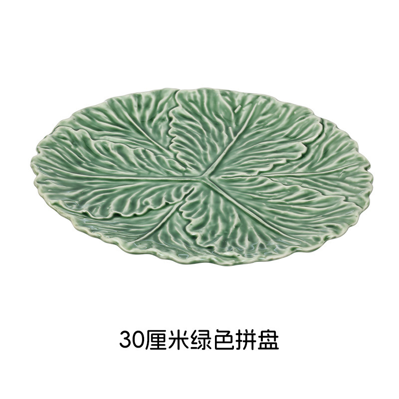 工場直送の色釉セラミック工芸品、牧歌的なスタイル、新鮮でキュートな子供用ボウル、皿、カップ、野菜セラミック食器セット|undefined