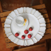 New European -style pattern retro disc Hotel banquet plate plastic plate fruit plate decoration disk source manufacturer