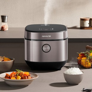 Joyoung Rice Cooker Household Multi-Functional Micro-Pressure Rice Cooker Intelligent Temperature Control Anti-Spill Firewood Rice Metal Body Zhenxiang